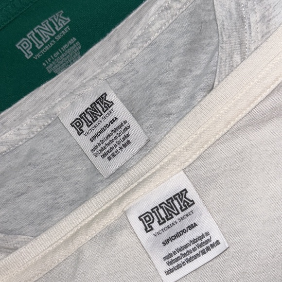 Lot of 3💕PINK Victoria’s Secret TEES💕ALL Size SMALL - Picture 6 of 9